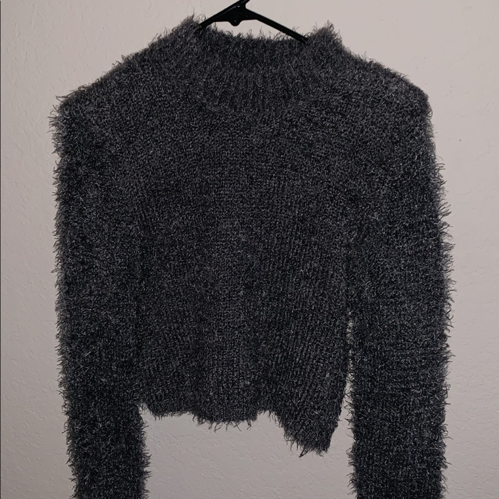 Gray sweater